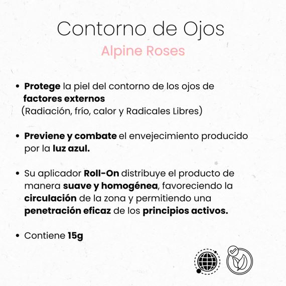 Contorno de Ojos Serum Alpine Roses Celulas Madre 15 g Idraet