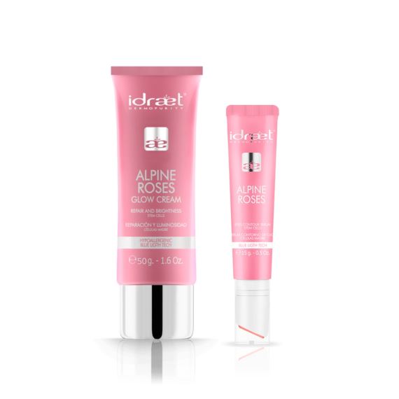 Combo Kit Facial Crema + Contorno de Ojos Alpine Roses Idraet