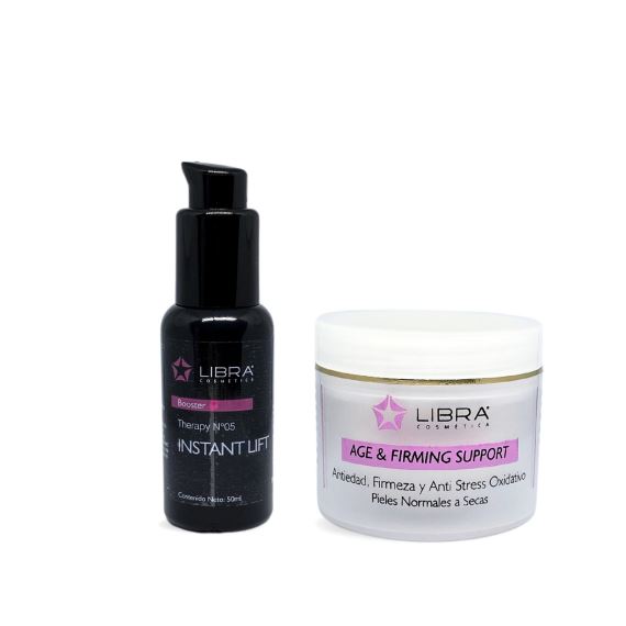 Combo Kit Facial Antiage Serum Quinoa + Crema Antiedad Libra