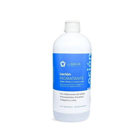 Locion Facial Tonica Hidratante Todo Tipo de Piel 500 ml Libra