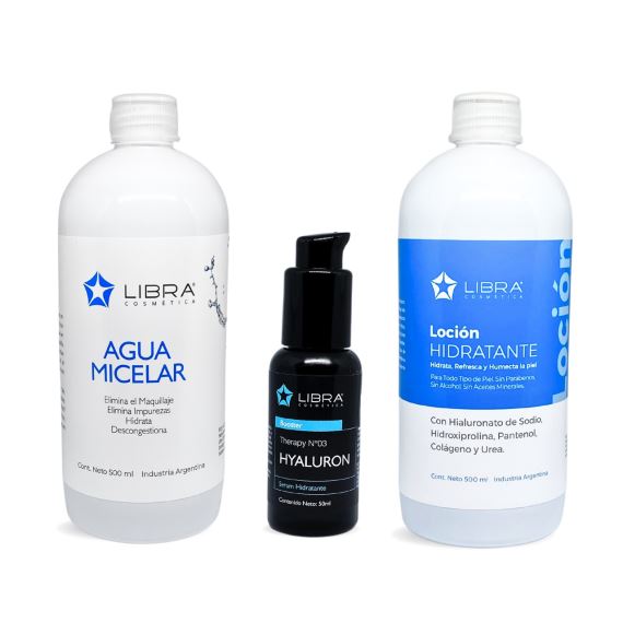 Combo Kit Rutina Facial Completa Acido Hialuronico Libra