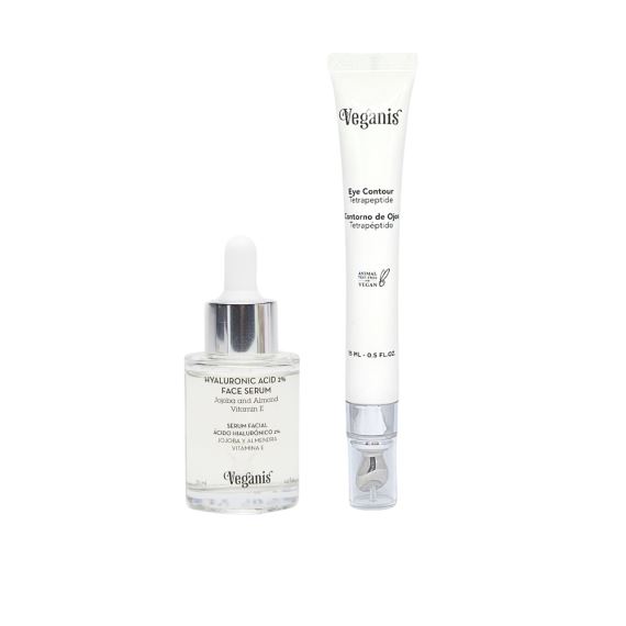 Combo Kit Facial Serum Hialuronico + Contorno de Ojos Veganis