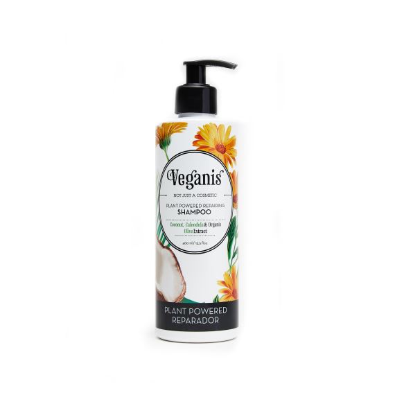 Shampoo Plant Powered Renovador De Coco Reparación Total 400ml Veganis