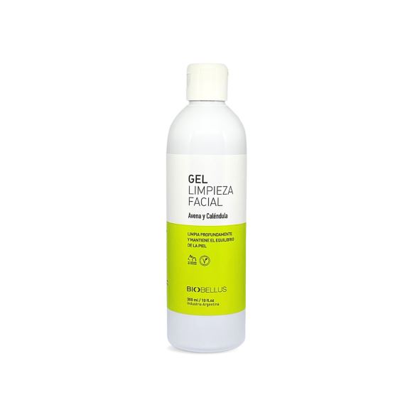 Gel de Limpieza Facial Avena y Calendula 300 ml Biobellus