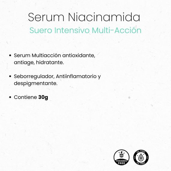 Serum Facial Niacinamida Todo Tipo de Piel 30 g Idraet