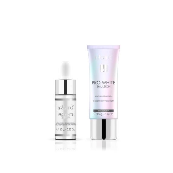 Pack Serum + Emulsion Facial Aclarante Pro White Idraet