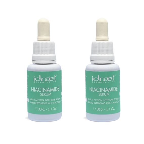 Pack Serum Facial Niacinamida Todo Tipo de Piel X2 Unidades Idraet