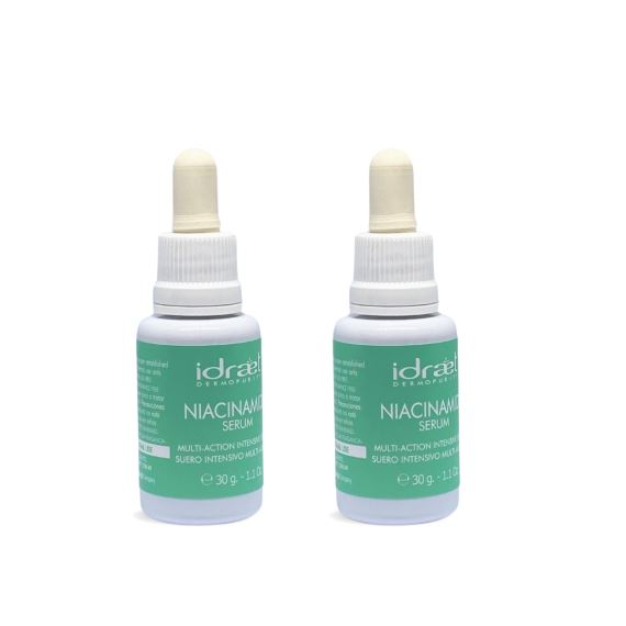 Pack Serum Facial Niacinamida Todo Tipo de Piel X2 Unidades Idraet