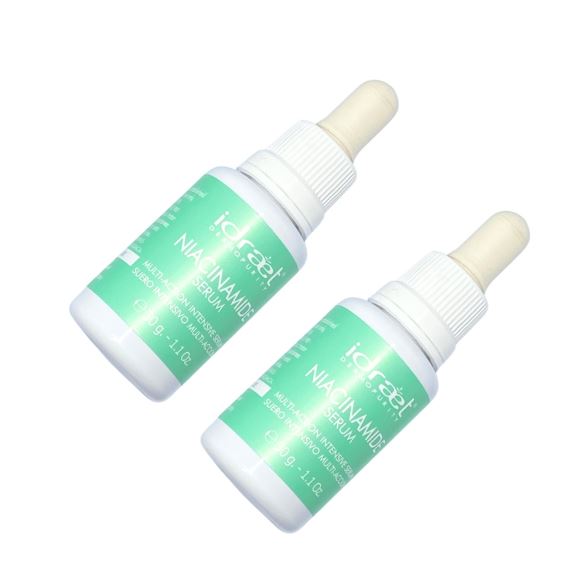 Pack Serum Facial Niacinamida Todo Tipo de Piel X2 Unidades Idraet