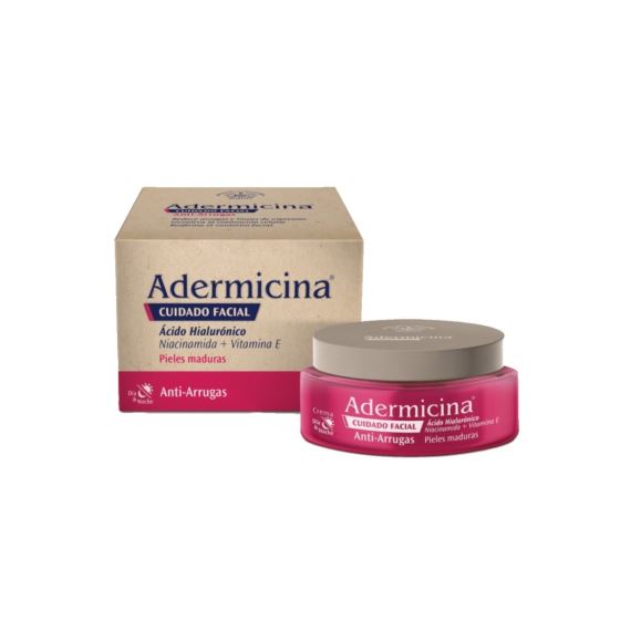 Crema Facial Acido Hialuronico Antiarrugas 90 g Adermicina