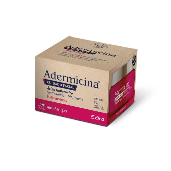 Crema Facial Acido Hialuronico Antiarrugas 90 g Adermicina