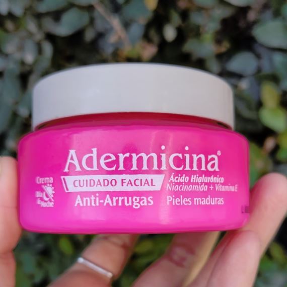 Crema Facial Acido Hialuronico Antiarrugas 90 g Adermicina