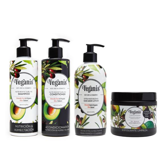 Combo Kit Rutina Capilar + Corporal Completa Palta y Oliva Veganis